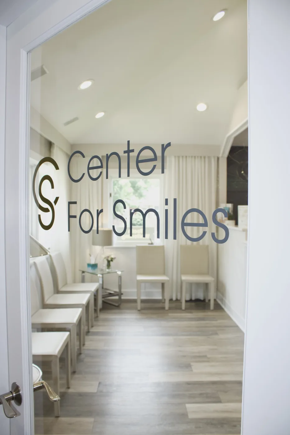Center for Smiles entrance and consultation room in Bayside